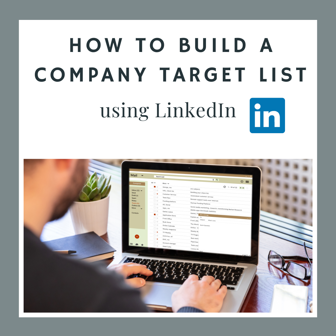 how to build a company target list for job search using linkedin